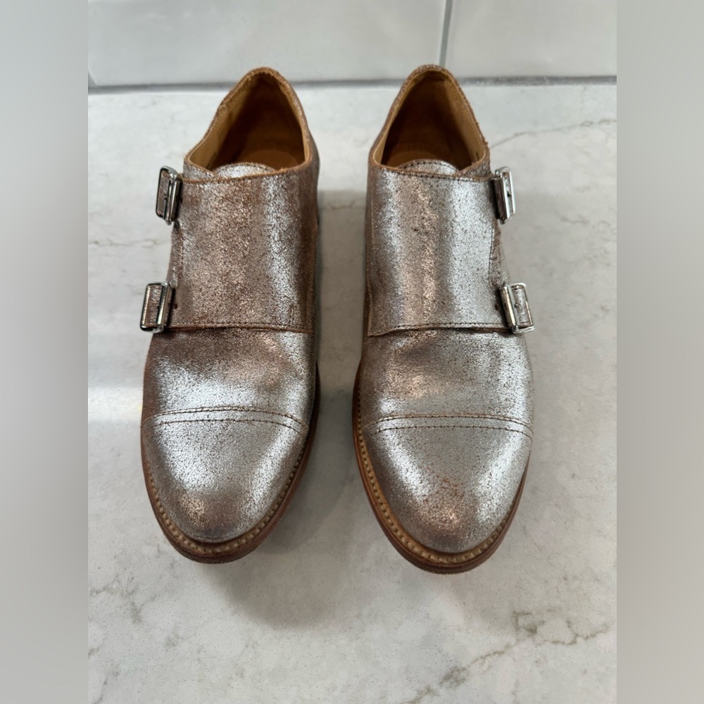 Office of Angela Scott Mr. Collin’s Monk Strap Leather Shoes